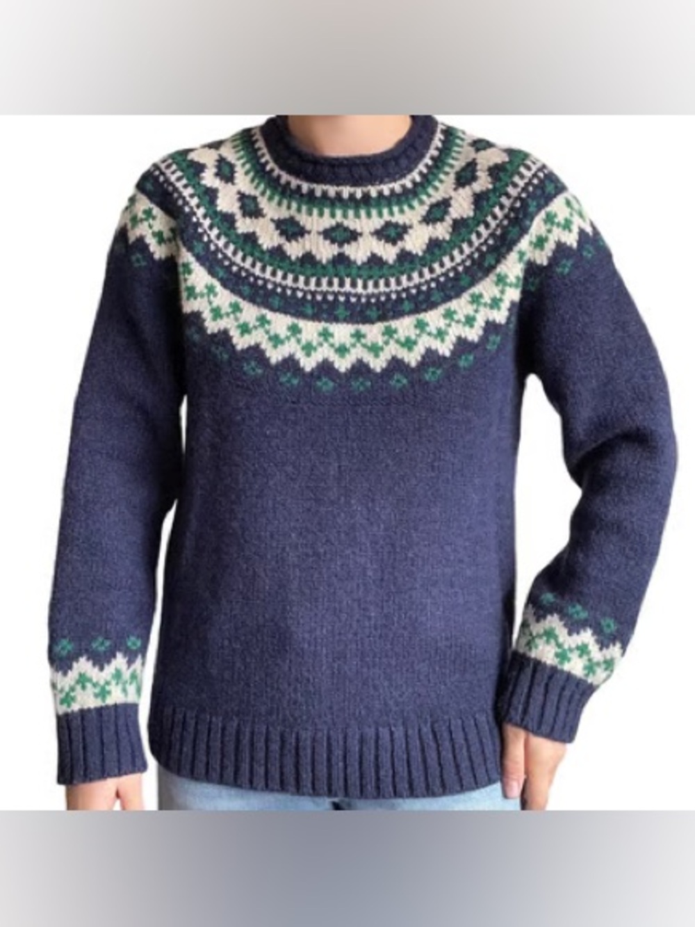 L.L. Bean | Rag Wool Fair Isle Sweater